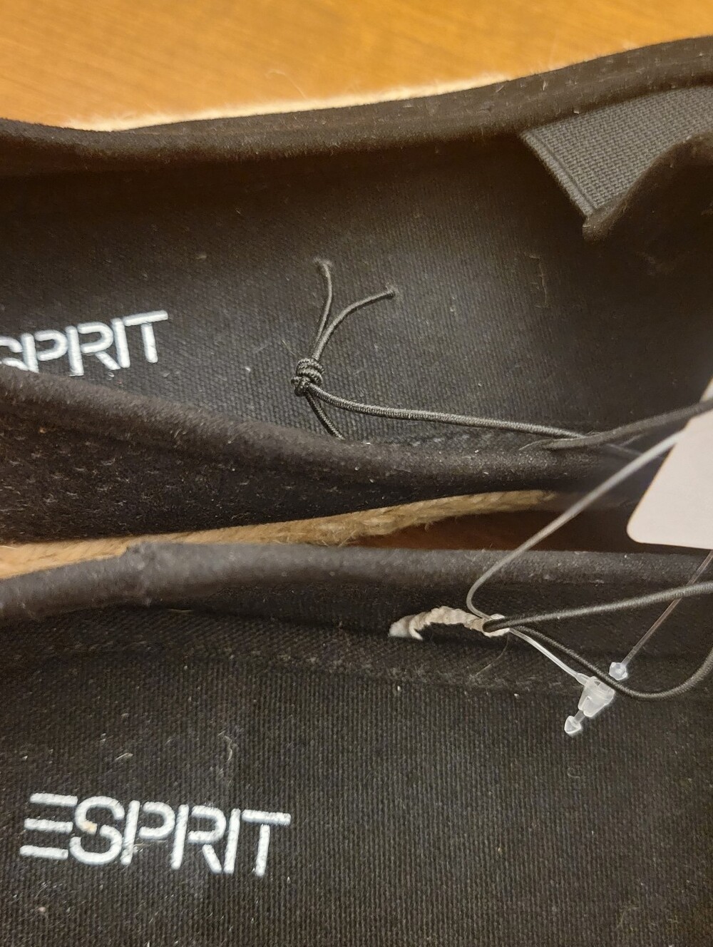 Esprit Nadine Black Slip-On Loafers, Size 8.5. NEW - Picture 6 of 6